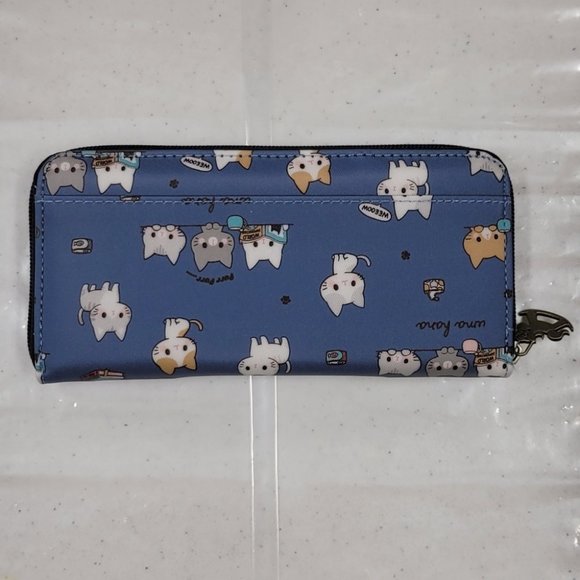 Waterproof Cat Long Wallet Fits Phone & Bills - Picture 10 of 16